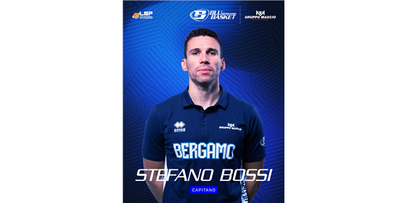 Blu Basket Bergamo: Stefano Bossi sarà il capitano