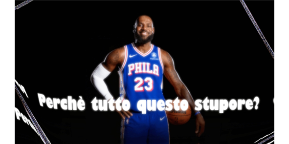 Lebron James, tutto... Phila!
